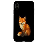 Cute Fox Low Poly Geometric Animal Wildlife Polygon Case for iPhone XS Max