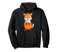 Cute Fox Playing Cards Gambler Gambling Poker Pullover Hoodie