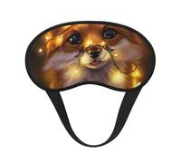 Cute Fox Print Adjustable Eye Cover for Sleeping, Comfortable, Pressure-Free and Breathable Sleeping Masks