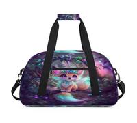 Cute Fox Print Duffel Bags for Women Men Kids Girls Boys Overnight Weekender Travel Bag 24L Sport Gym Duffel Bag Practice Tote Carry Bag
