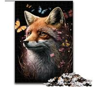 Cute Fox Puzzles 1000 Pieces for Adults, Challenging Game Toys Every Piece Is Unique - Challenging Family Fun Game (26x38cm)