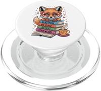 Cute Fox Read More Be Kind Stay Weird Reader Geek Book Lover PopSockets PopGrip for MagSafe
