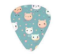 Cute fox Stylish and durable guitar picks, three types of thin, medium and heavy guitar picks (12 pieces), suitable for guitar, bass, electric guitar, ukulele,