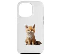 Cute Fox Theme Illustration Animal Lover Case for iPhone 13 Pro