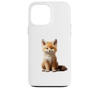 Cute Fox Theme Illustration Animal Lover Case for iPhone 13 Pro Max