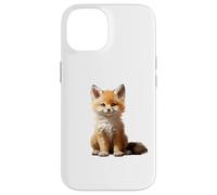 Cute Fox Theme Illustration Animal Lover Case for iPhone 14