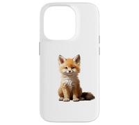 Cute Fox Theme Illustration Animal Lover Case for iPhone 14 Pro