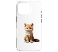 Cute Fox Theme Illustration Animal Lover Case for iPhone 16 Pro