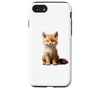 Cute Fox Theme Illustration Animal Lover Case for iPhone SE (2020) / 7/8