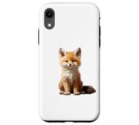 Cute Fox Theme Illustration Animal Lover Case for iPhone XR