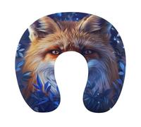 Cute Fox Travel Pillow Soft Neck Pillow U Shaped Pillows Airplane Pillow for Home Office Camping