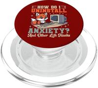 Cute Fox Uninstall Anxiety Computer HOW DO I UNINSTALL PopSockets PopGrip for MagSafe