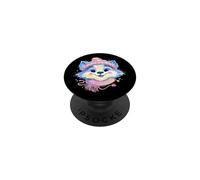 Cute Fox Winter Portrait Colorful Woodland Graphic Smiling PopSockets Adhesive PopGrip