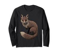 Cute Fox with Pinecones Rustic Autumn Animal Fall Aesthetic Long Sleeve T-Shirt