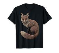 Cute Fox with Pinecones Rustic Autumn Animal Fall Aesthetic T-Shirt