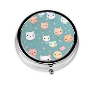 Cute Fox3 Compartment Pillbox, A Portable Medicine Box That Holds Vitamins,#Medications, Fish Oil and Supplements.