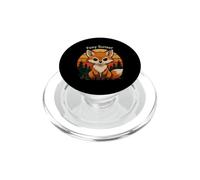 Cute Foxy Sunset Saying Funny Whimsical Fox PopSockets PopGrip for MagSafe