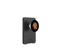 Cute Foxy Sunset Saying Funny Whimsical Fox PopSockets PopWallet for MagSafe