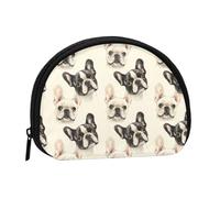Cute French Bulldog 1 Print Coin Purse - Mini Coin Purses for Women, Cute Small Change Purse Coins Pouch
