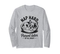 Cute French Bulldog Dog Puppy Parenting First Time Parent Long Sleeve T-Shirt