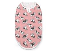Cute French Bulldog Dog Shirts Pet Cats T-Shirts Sleeveless Tank Top Breathable Vest Tee Shirt For Small Puppy XL