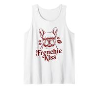 Cute French Bulldog Owner Gift T-Shirt Frenchie Kiss Mom Dad Tank Top
