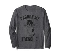 Cute French Bulldog Owner Gift T-Shirt Pardon My Frenchie Long Sleeve T-Shirt