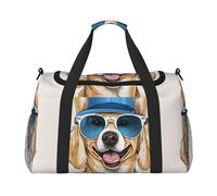 Cute French Bulldog Print Womens Sports Bags Travel Bag - Gym Tote Bag with Compartment,Duffel Bags for Men,Ladies Holdall,Carry On Weekend Travel Handbags for Women