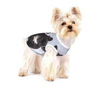 Cute French Bulldog Puppies,Cotton Sleeveless Pet T-Shirt Soft Stretchy Puppy Breathable Vest,M