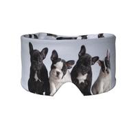 Cute French Bulldog Puppies, Full Eye Covers Light Blocking Eye Mask Sleep Eye and Ear Muffs