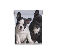 Cute French Bulldog Puppies, Squeeze Top Wallet Women Storage Bag Small Coin Purse Change Pouch