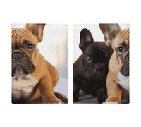 Cute French Bulldog Travel Passport Holder with Credit Card Slots And Boarding Pass Slot Passport Book Holder for Passports Credit Cards Boarding Passes