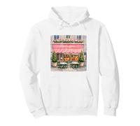 Cute French Paris Boulangerie Graphic Cafe Souvenir Pullover Hoodie