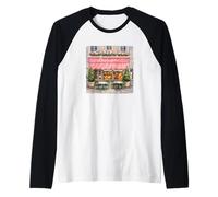 Cute French Paris Boulangerie Graphic Cafe Souvenir Raglan Baseball Tee