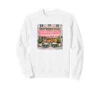 Cute French Paris Boulangerie Graphic Cafe Souvenir Sweatshirt
