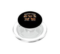Cute French Pastry Dog Croissant Eclair Macaron Art PopSockets PopGrip for MagSafe