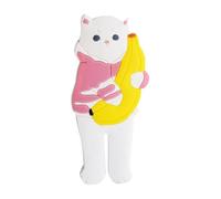 Cute Fridge Magnets, Decorative Hook Set, Cat Shaped Magnet with Strong Hold Design, Decorative Fridge Clip with Multi Handle Function, in