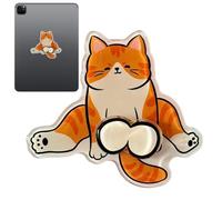 Cute Fridge Magnets Funny Cartoon Interactive Kitten Refrigerator Decor | Cute Refrigerator Magnets for Home Kitchen Locker Apartment Whiteboard Bedroom Orange