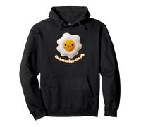 Cute Fried Egg With Omelettes Eggcite Me Kawaii Breakfast Pullover Hoodie