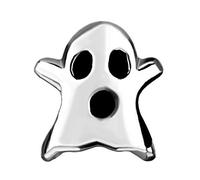 Cute Friendly Halloween Ghost Charm Compatible with Pandora Bracelets White Casper Daughter Sister Granddaughter