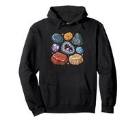 Cute Friendly Rock Character Personality Eyes Easily Pullover Hoodie