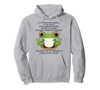 Cute Frog A Fuck Must Be Earned I Can't Just Walk Around Pullover Hoodie