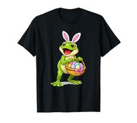 Cute Frog Dressed Like Easter Bunny Funny Rabbit Costume T-Shirt