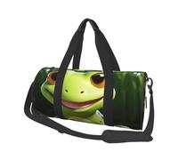 cute frog Duffle Bag for Women Men 3-in-1 Gym Bag Foldable Weekender Travel Backpack Large Overnight Bag Luggage Bag with Shoulder Strap Waterproof Carry On Tote Bags