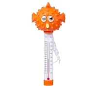 Cute Frog Floating Pool Thermometer - Water Temperature Gauge With String For Outdoor & Indoor Swimming Pools, Spa, Pond, Hot Tub, Wild Swimming