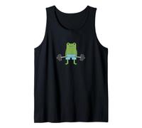 Cute Frog Funny Fitness Gym Workout Weightlifting Tank Top