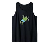 Cute Frog Funny Fitness Gym Workout Weightlifting Tank Top