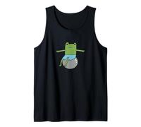 Cute Frog Funny Fitness Gym Workout Weightlifting Tank Top