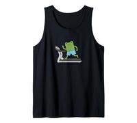 Cute Frog Funny Fitness Gym Workout Weightlifting Tank Top