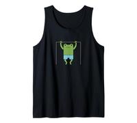 Cute Frog Funny Fitness Gym Workout Weightlifting Tank Top